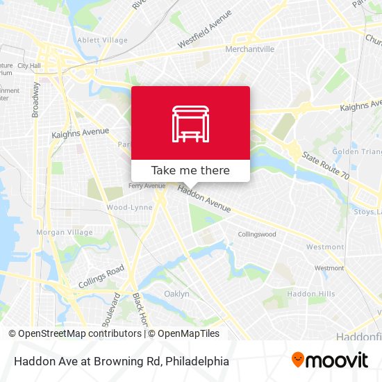 Mapa de Haddon Ave at Browning Rd