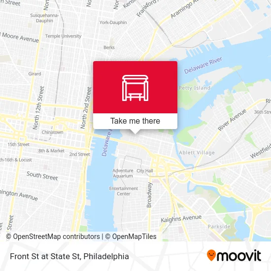 Front St at State St map