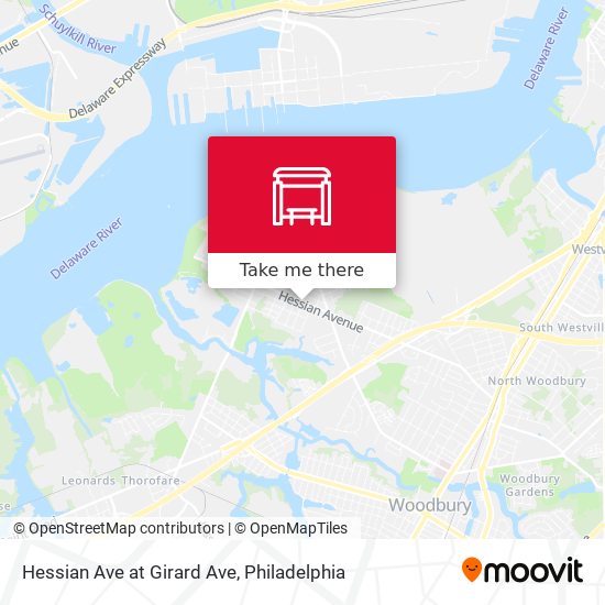 Mapa de Hessian Ave at Girard Ave