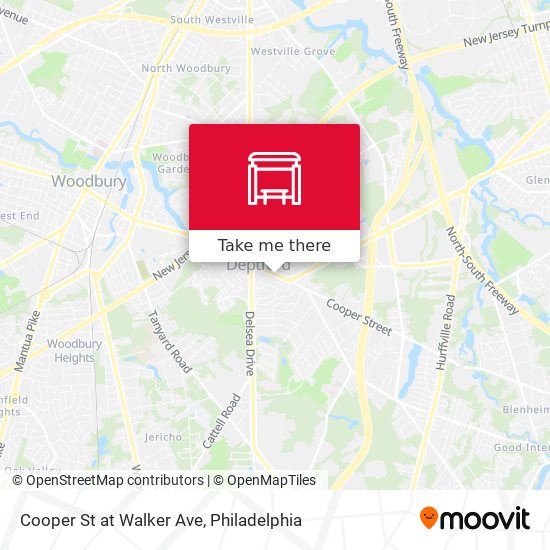 Mapa de Cooper St at Walker Ave