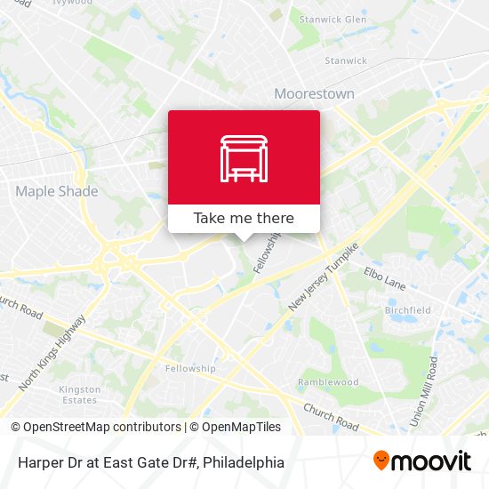 Harper Dr at East Gate Dr# map