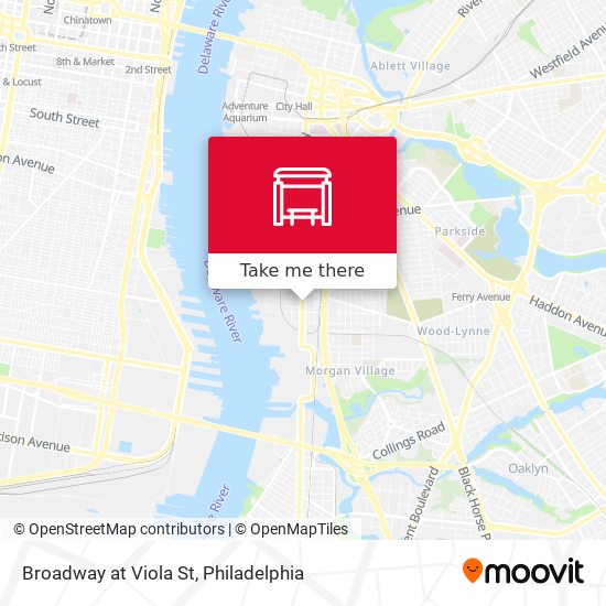 Mapa de Broadway at Viola St