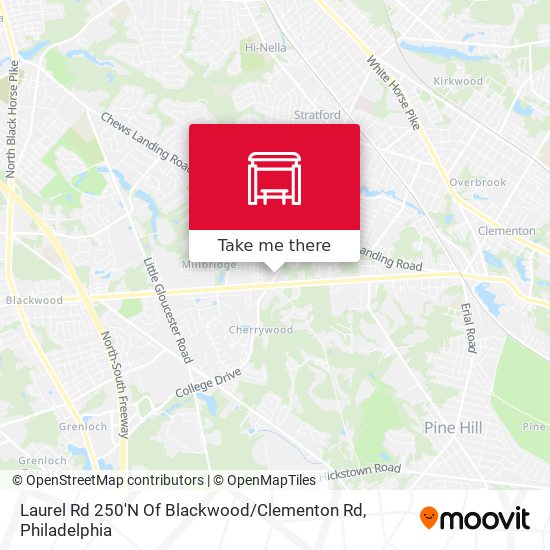 Laurel Rd 250'N Of Blackwood / Clementon Rd map
