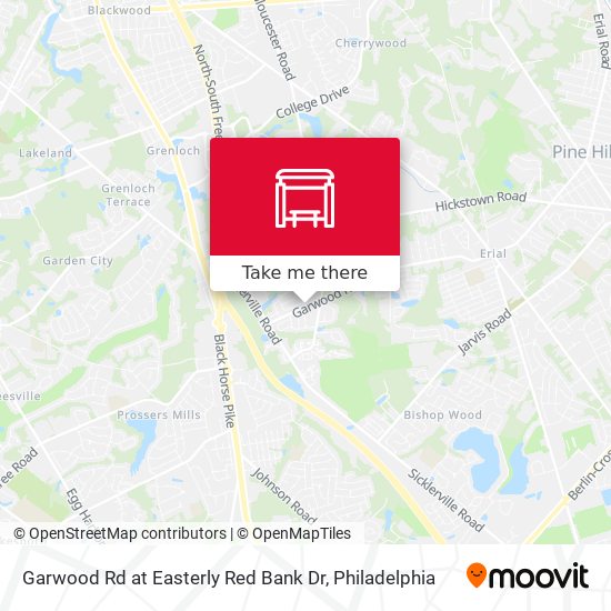 Garwood Rd at Easterly Red Bank Dr map