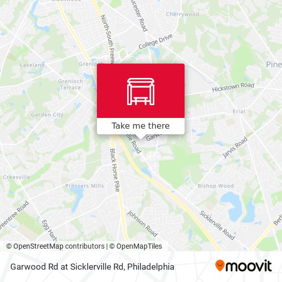 Garwood Rd at Sicklerville Rd map