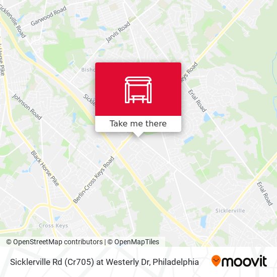 Mapa de Sicklerville Rd (Cr705) at Westerly Dr