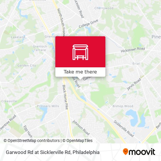 Mapa de Garwood Rd at Sicklerville Rd