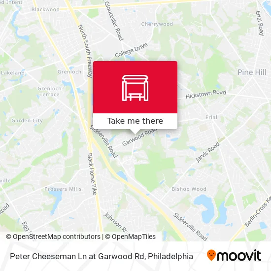 Peter Cheeseman Ln at Garwood Rd map