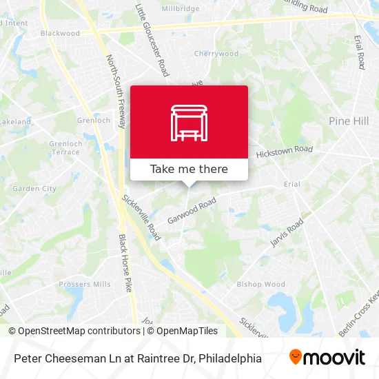 Peter Cheeseman Ln at Raintree Dr map