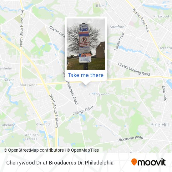 Cherrywood Dr at Broadacres Dr map