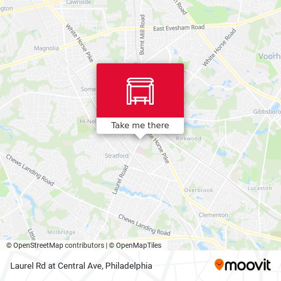 Mapa de Laurel Rd at Central Ave