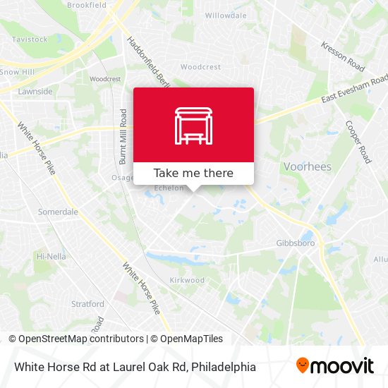 White Horse Rd at Laurel Oak Rd map