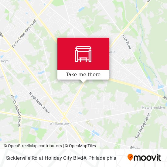 Mapa de Sicklerville Rd at Holiday City Blvd#