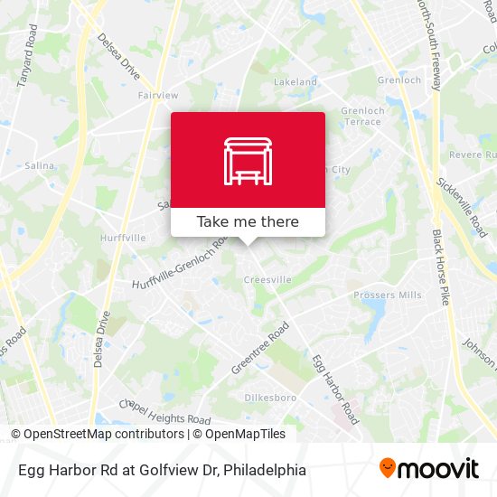 Mapa de Egg Harbor Rd at Golfview Dr