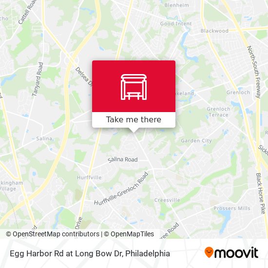 Mapa de Egg Harbor Rd at Long Bow Dr