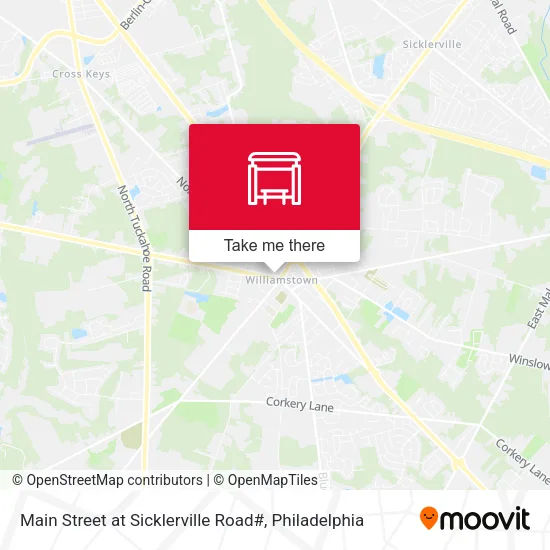 Main Street at Sicklerville Road# map