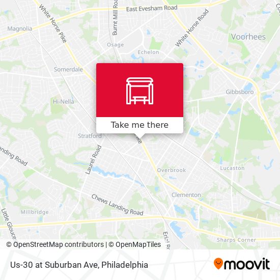 Us-30 at Suburban Ave map
