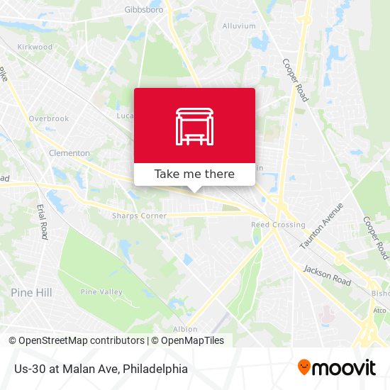 Us-30 at Malan Ave map