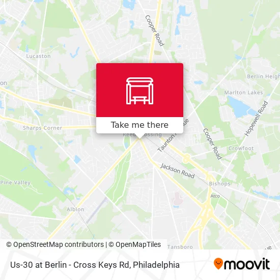 Mapa de Us-30 at Berlin - Cross Keys Rd