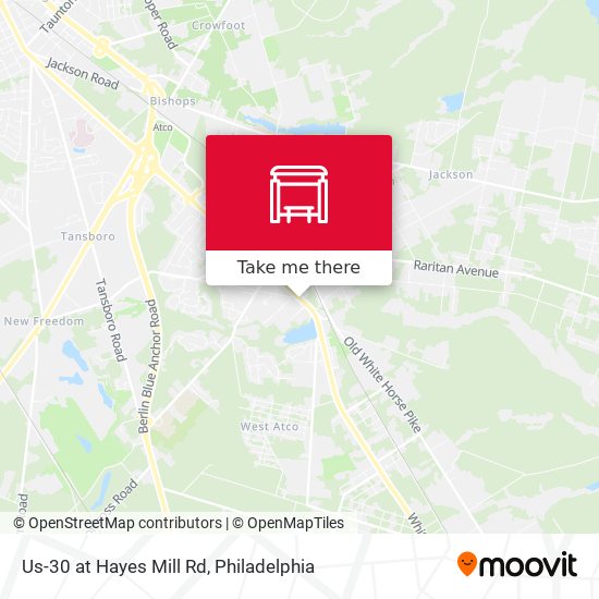 Us-30 at Hayes Mill Rd map