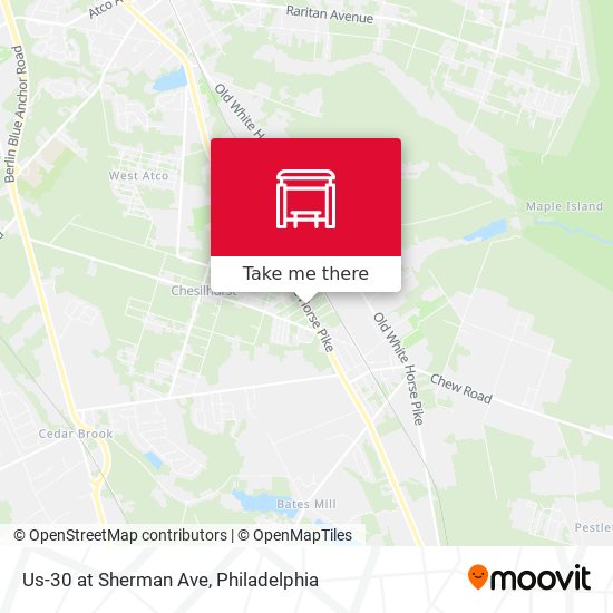 Mapa de Us-30 at Sherman Ave