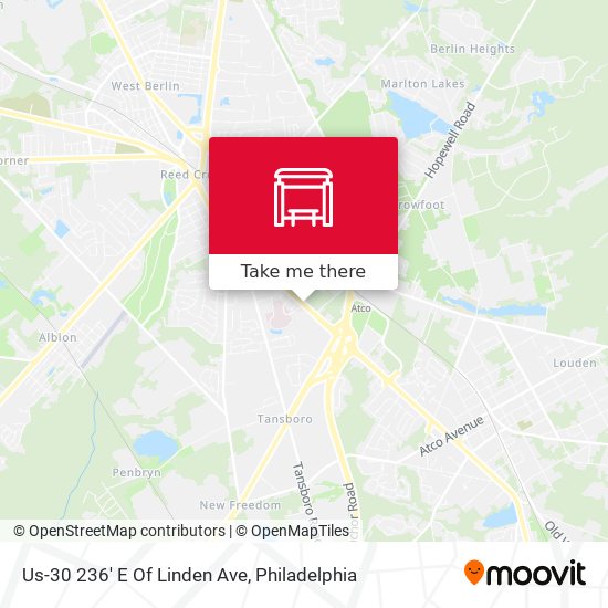 Mapa de Us-30 236' E Of Linden Ave