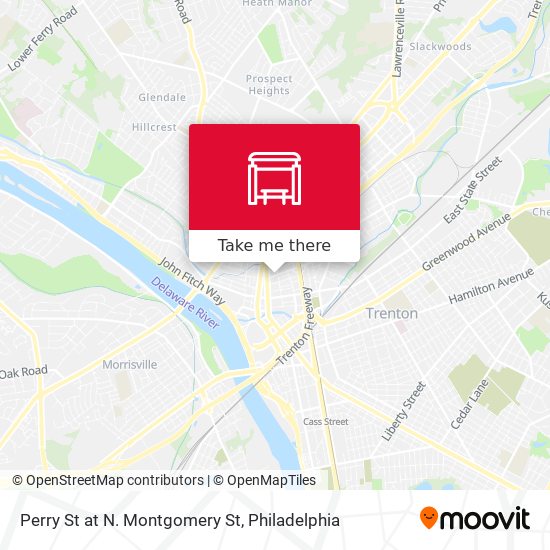 Mapa de Perry St at N. Montgomery St