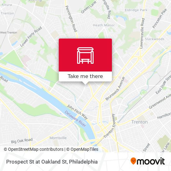 Mapa de Prospect St at Oakland St