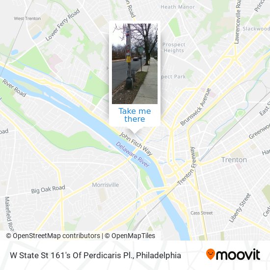 W State St 161's Of Perdicaris Pl. map