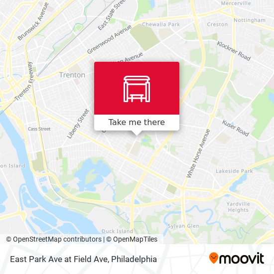 Mapa de East Park Ave at Field Ave