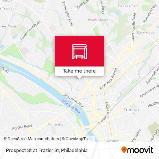 Mapa de Prospect St at Frazier St