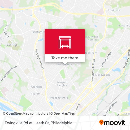 Ewingville Rd at Heath St map