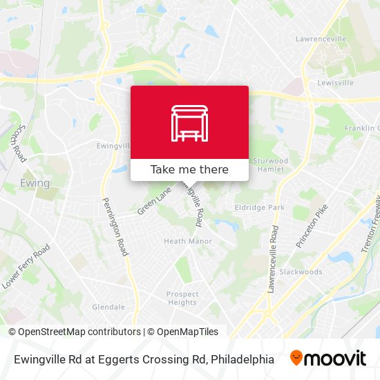 Mapa de Ewingville Rd at Eggerts Crossing Rd