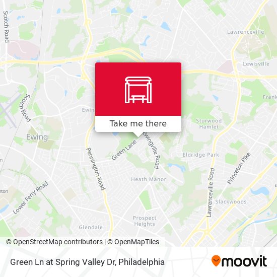 Mapa de Green Ln at Spring Valley Dr