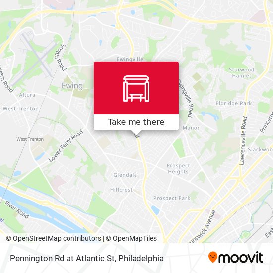 Mapa de Pennington Rd at Atlantic St