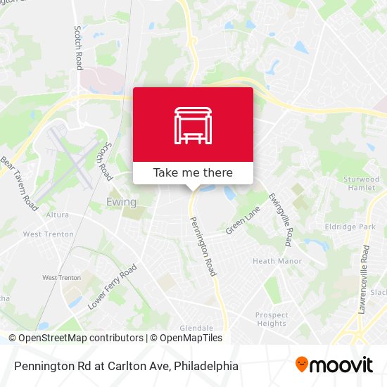 Mapa de Pennington Rd at Carlton Ave