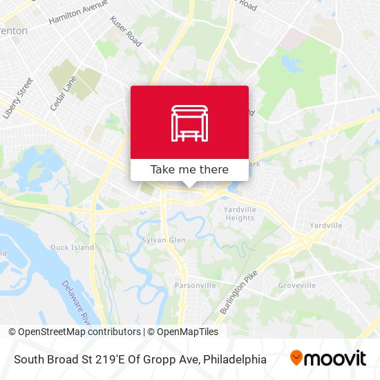South Broad St 219'E Of Gropp Ave map