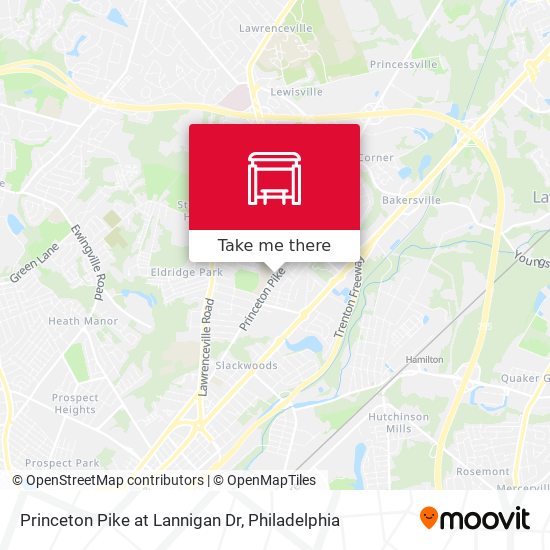 Mapa de Princeton Pike at Lannigan Dr