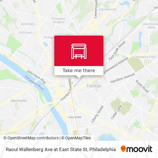 Mapa de Raoul Wallenberg Ave at East State St