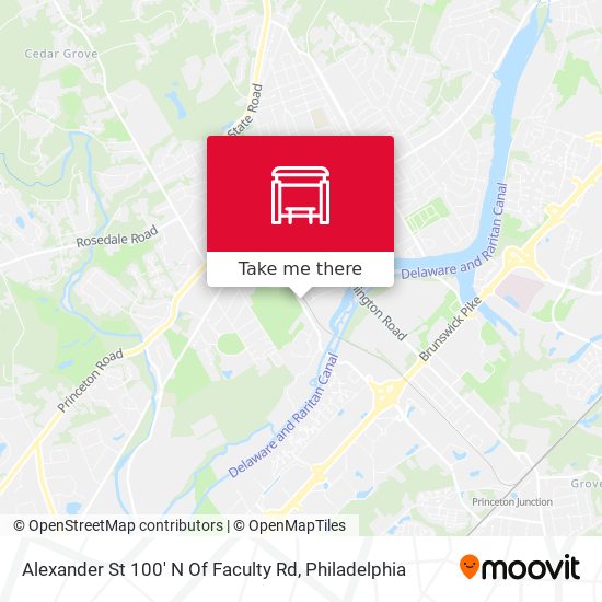 Alexander St 100' N Of Faculty Rd map