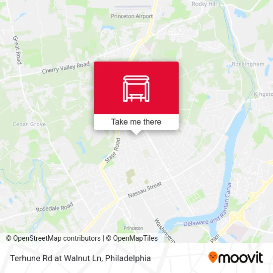 Terhune Rd at Walnut Ln map