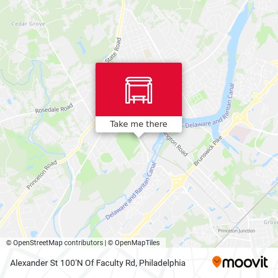 Mapa de Alexander St 100'N Of Faculty Rd