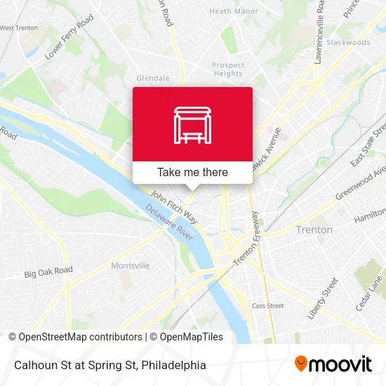 Mapa de Calhoun St at Spring St
