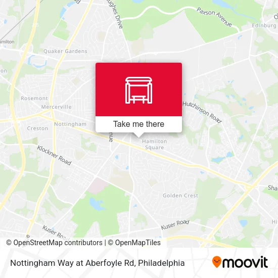 Nottingham Way at Aberfoyle Rd map