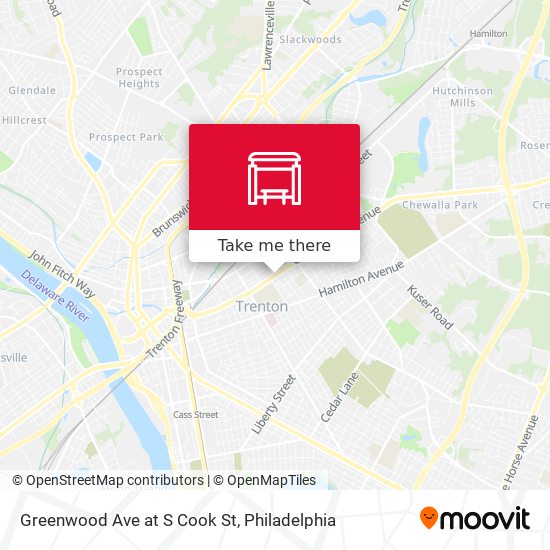 Mapa de Greenwood Ave at S Cook St