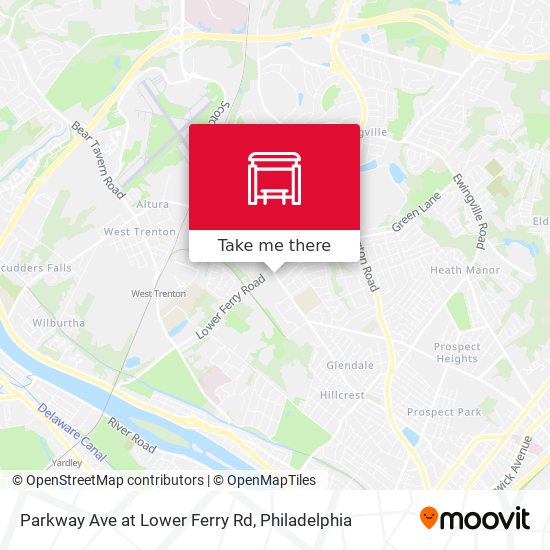 Mapa de Parkway Ave at Lower Ferry Rd