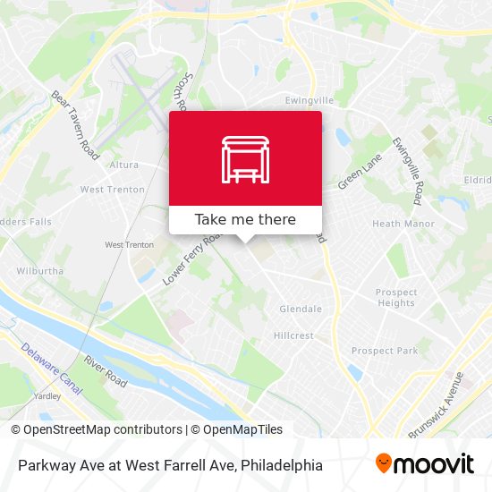 Parkway Ave at West Farrell Ave map