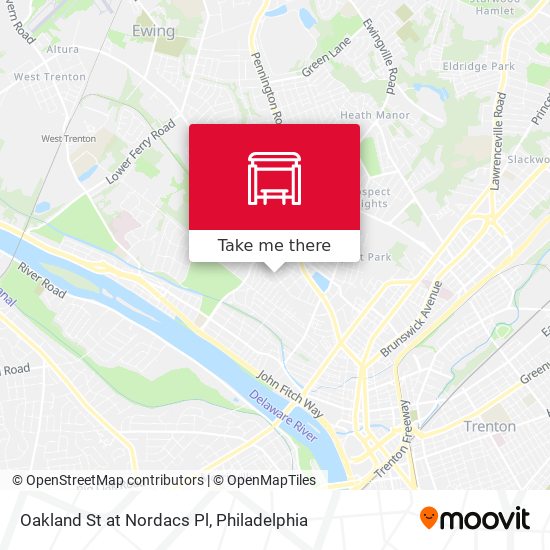 Mapa de Oakland St at Nordacs Pl