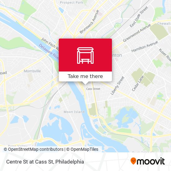 Mapa de Centre St at Cass St