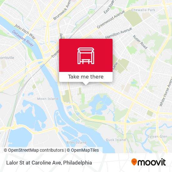 Lalor St at Caroline Ave map